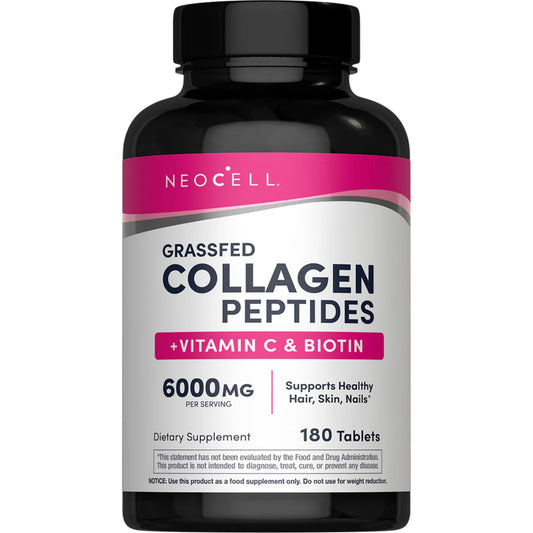 NeoCell Super Collagen + Vitamin C + Biotin | 180 tablets; Exp 11/2027 (New Look)
