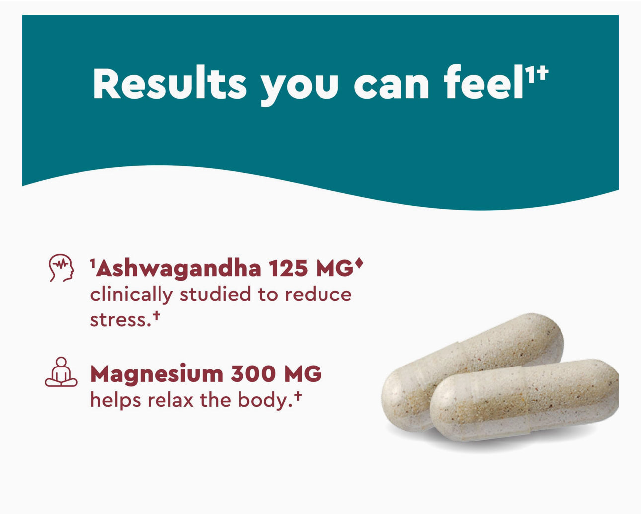 Nature Made Wellblends Calm & Relax | Ashwagandha 125mg, Magnesium 300 mg | 54 Capsules, Exp 01/2026