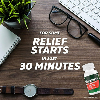 Excedrin Migraine Caplets for Migraine Headache Relief - 200 Caplets; Exp 01/2027