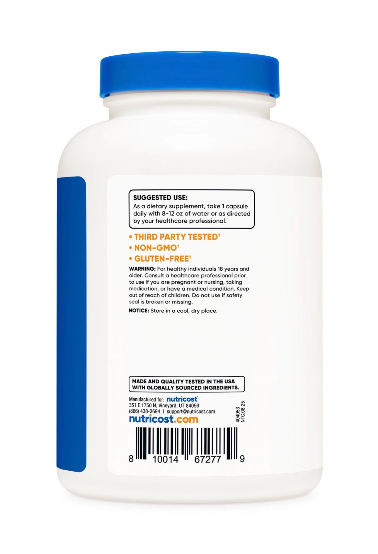 Nutricost Magnesium Complex | Magnesium Glycinate, Magnesium Citrate & Magnesium Oxide | Extra Strength | 240 Capsules; Exp 09/2028