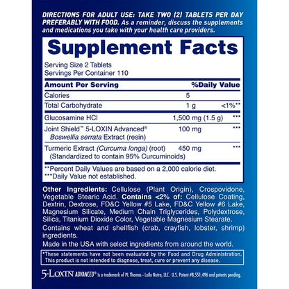 Osteo Bi-Flex Triple Strength, Glucosamine Chondroitin MSM Complex with Turmeric | For Joint Health & Arthritis Support |  220 Coated Tablets; Exp 07/2028
