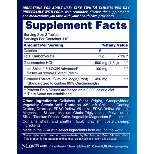 Osteo Bi-Flex Triple Strength, Glucosamine Chondroitin MSM Complex with Turmeric | For Joint Health & Arthritis Support |  220 Coated Tablets; Exp 07/2028