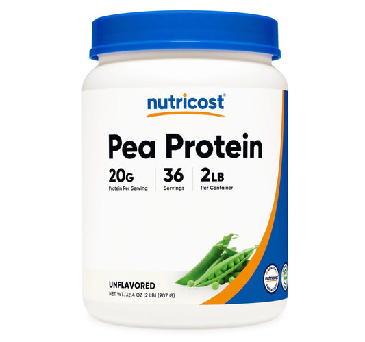 Nutricost Pea Protein Powder | Plant Protein for Vegans | 907g; Exp 11/2028