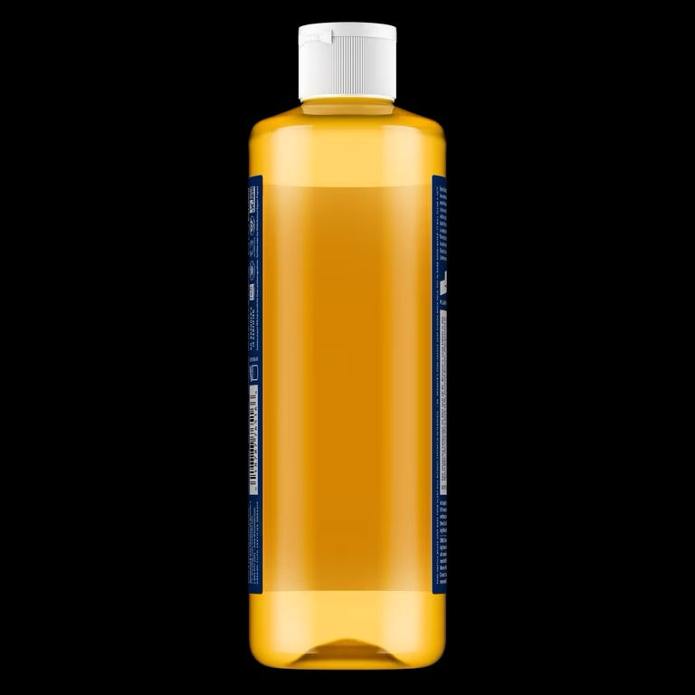 Dr. Bronner's Magic Soap, Peppermint, Pure-Castile Body Wash Liquid Soap | 16oz/473ml