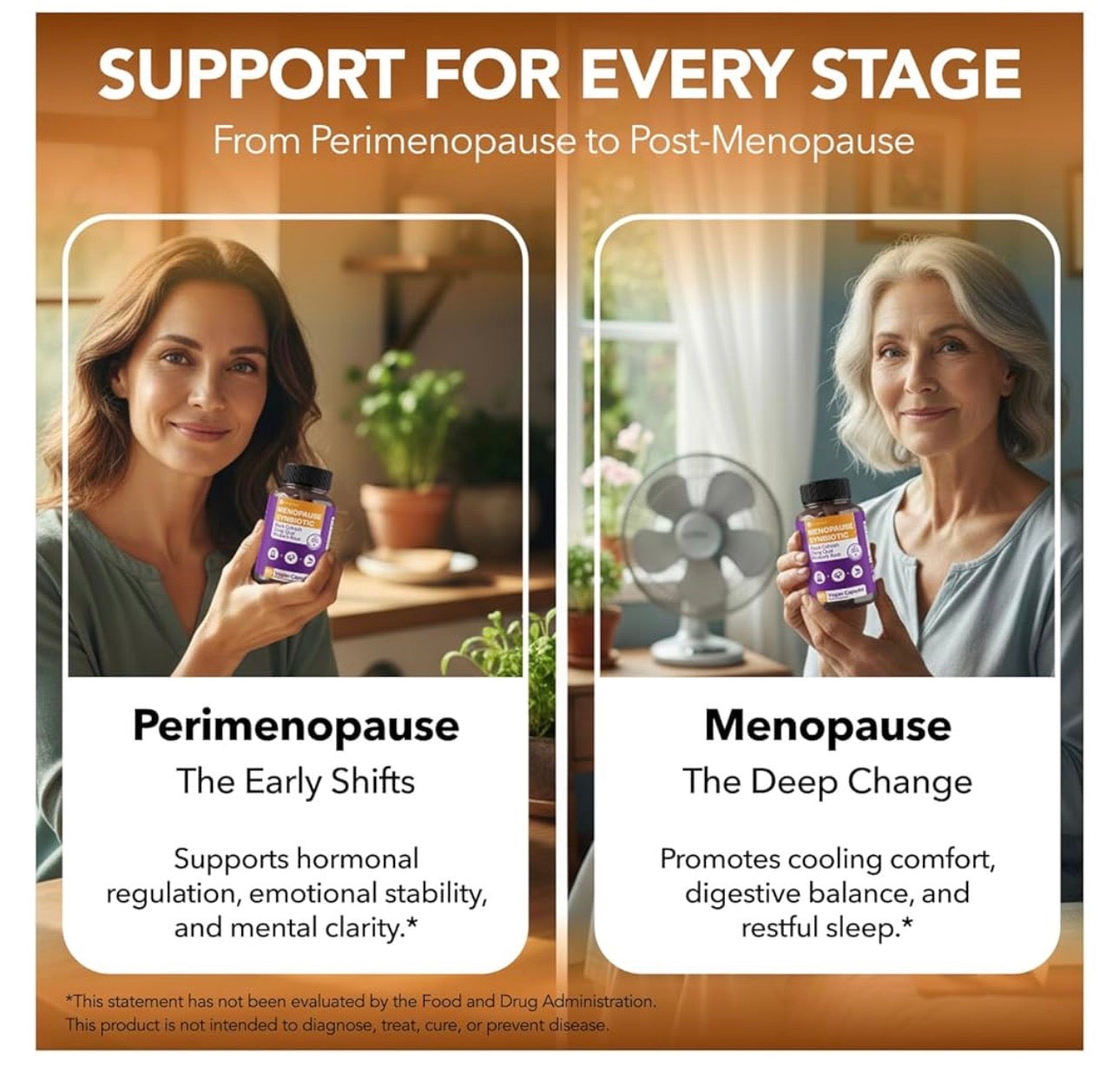 Intimate Rose Menopause Synbiotic with Black Cohosh, Dong Quai, Rhubarb Root, Prebiotic & Probiotic 20 Billion CFU | Complete Menopause Support | Helps Ease Hot Flashes, Night Sweats, Restful Sleep | 60 Capsules; Exp❗️ UNCLEAR 10/2027 👉🏽Check last pic