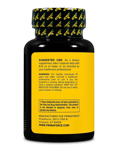 Primaforce TUDCA 500mg (Tauroursodeoxycholic Acid) | Digestive Support (Esp. for Fats), Promotes Healthy Liver & Kidney Function | Supports Brain, Cellular and Eye Health | Liver & Kidney Cleanse & Detox | 30 𝑪𝒂𝒑𝒔𝒖𝒍𝒆𝒔; Exp 07/2028