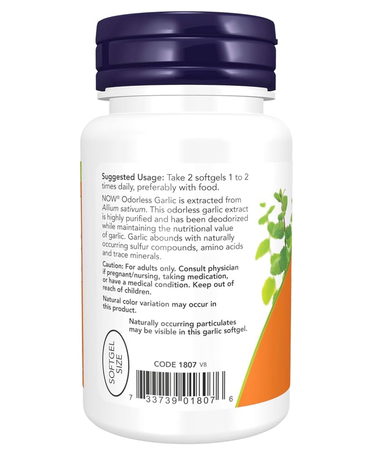 NOW Odorless Garlic | Concentrated Extract | Supports Heart Health, Reduces Inflammation & Fight Microbes | 100 Softgels; Exp 12/2029