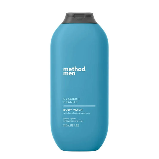 Method Men Body Wash, Glacier + Granite, 18oz/532ml