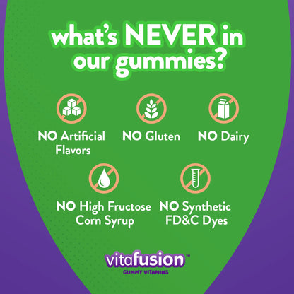Vitafusion Power C Vitamin C Gummies | Immune Support | For Healthy Glowing Skin | Orange Flavored | 220 Gummies; Exp 11/2025