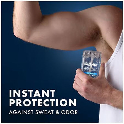 Gillette Cool Wave Clear Gel Men's Antiperspirant and Deodorant 3.8 oz; Exp 06/2027