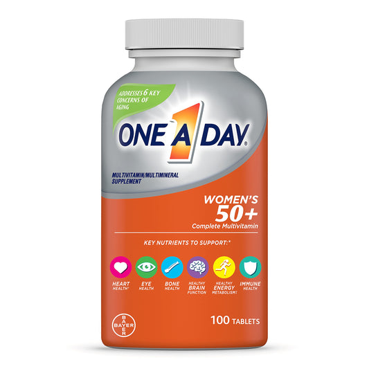 Bayer One a Day® Women's 50+ Multivitamin 100 tablets, Exp 03/2026