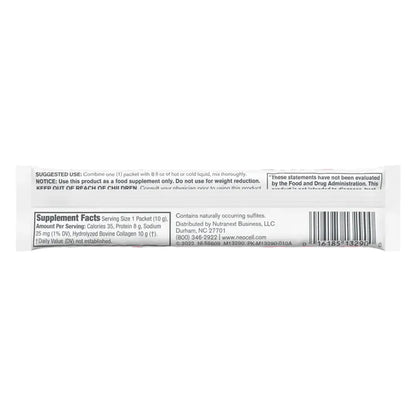 NeoCell Super Collagen Peptides|  20 Servings | Unflavored Powder | Collagen Type 1 & 3 | 7oz/200g (20 Stick Packs); Exp 11/2026