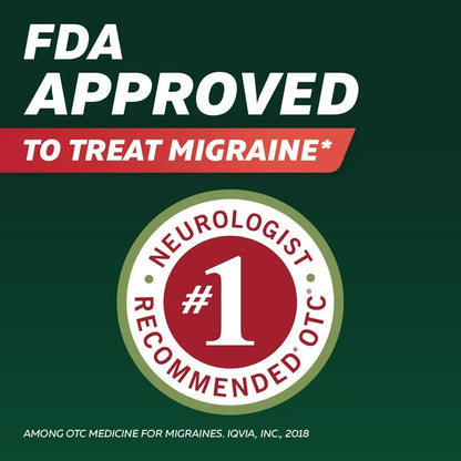 Excedrin Migraine Caplets for Migraine Headache Relief - 100 Caplets; Exp 10/2026