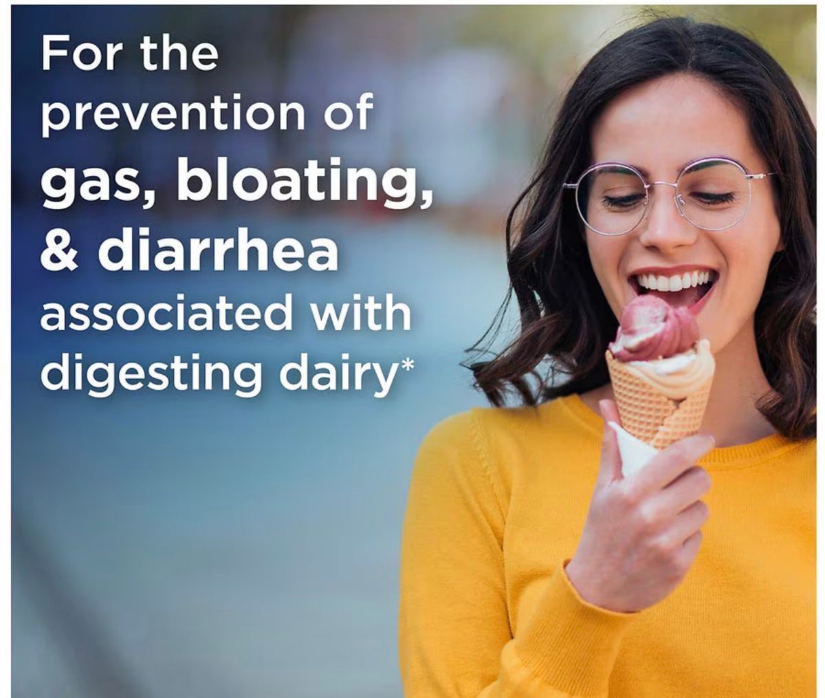 Lactaid Original Strength Lactase Enzyme | 9000 FCC Lactase Enzyme/Serving | 96 Servings | Prevents Gas, Bloating & Diarrhea Associated with Lactose Intolerance | Suitable for Adults & Children, Ages 4 & up | 96 Caplets; Exp 11/2028