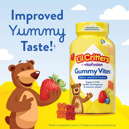 Lil Critters Gummy Vites Children Daily Multivitamin | 5-Months Dosage a Child | With a Boost of Vitamins C & D | For Kids Aged 2 Years & Above | 70 Gummies; Exp 04/2027