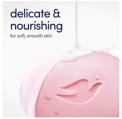Dove Pink Rosa Beauty Bar | Nourishes Your Skin | 3.75oz/106g - 12 Bars of Soap