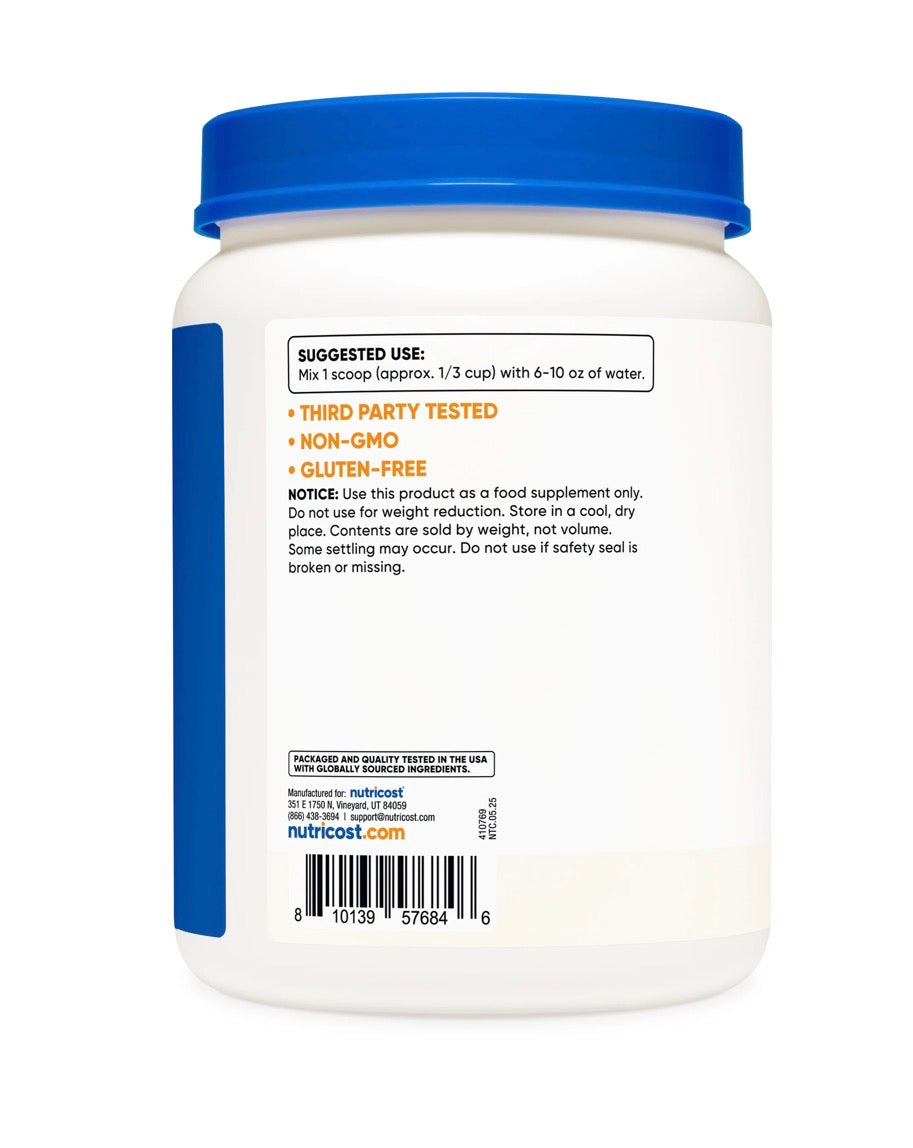 Nutricost Pea Protein Powder | Plant Protein for Vegans | 907g; Exp 11/2028