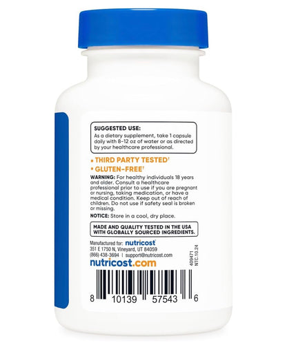 Nutricost R-5-P 50mg (Riboflavin-5-Phosphate) | Coenzymated Vitamin B2 | Bioactive B2 | Essential For Cellular Energy Metabolism 120 Capsules; Exp 04/2029