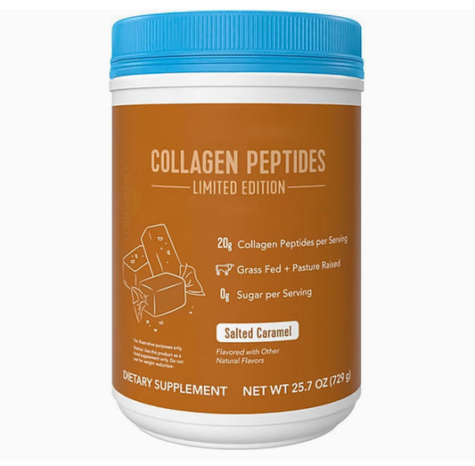 Vital Proteins Limited-Edition Collagen Peptides Powder | Salted Caramel Flavor | 25.7oz (1.6 lbs) Exp 08/2026