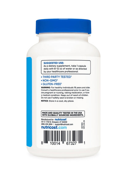 Nutricost Electrolyte Complex - 8 Hydrating Electrolytes | Advanced Hydration with Vitamins |  120 Capsules; Exp 07/2028