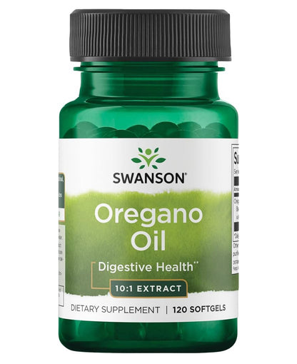 Swanson Oregano Oil 150mg 10:1 Extract | Supports Muscle & Joint Health | Concentrated Support for Gastrointestinal, Respiratory and Urinary tract | 120 Softgels; Exp 05/2028