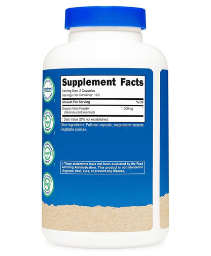 Nutricost Noni 500mg | Supports Your Immune System & Overall Well-Being | 240 Capsules; Exp 08/2027