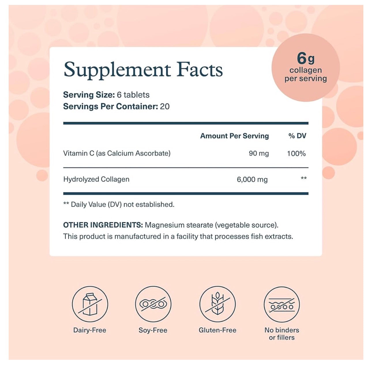 Youtheory Collagen with Vitamin C | Contains no Biotin | Supports Healthy Skin, Hair & Nails | 120 tablets; Exp 04/2028