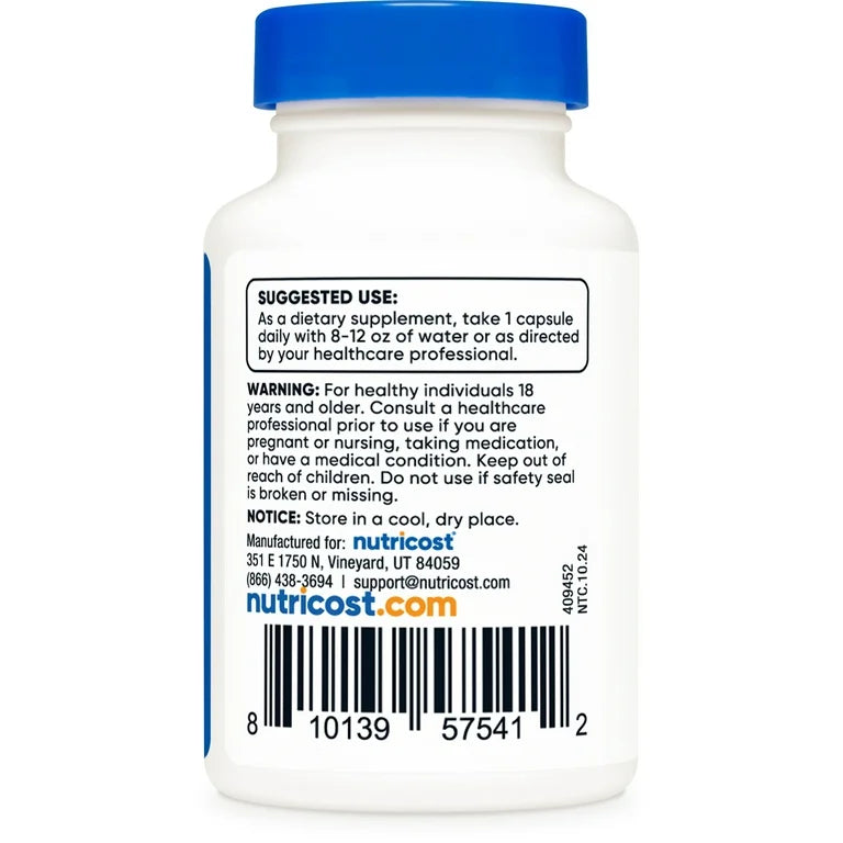 Nutricost Vitamin B6 100mg | Supports Energy Metabolism and Healthy Nervous System Function | 30 Capsules; Exp 02/2028