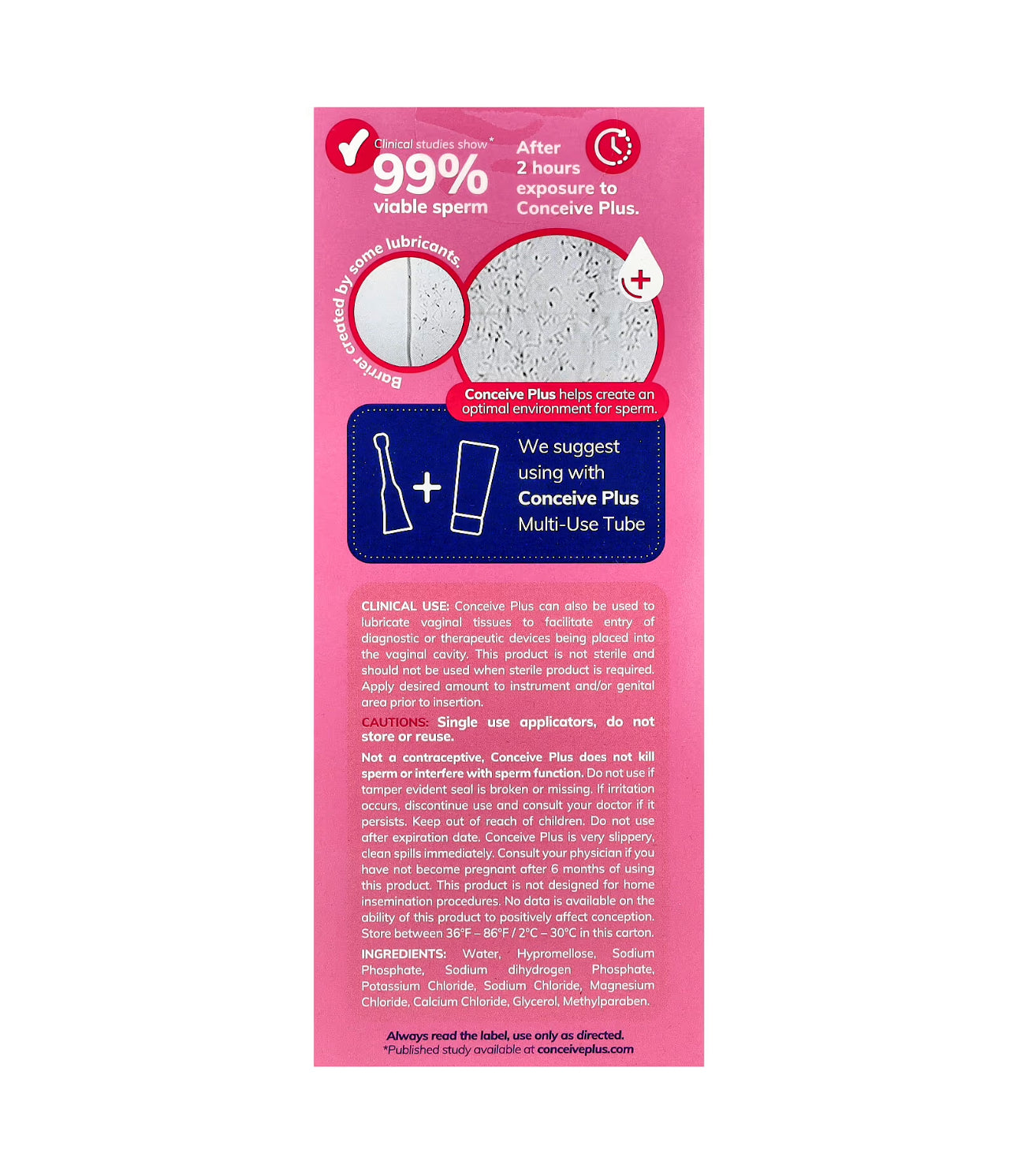 CONCEIVE PLUS  Fertility Lubricant | Supports Sperm Viability | Fertility Friendly | For Use By Couples Trying To Get Pregnant | Mimics Fertile Fluids | 𝐏𝐫𝐞-𝐅𝐢𝐥𝐥𝐞𝐝 𝐀𝐩𝐩𝐥𝐢𝐜𝐚𝐭𝐨𝐫𝐬 - 𝟖 𝐩𝐚𝐜𝐤 𝐱 𝟒𝐠; Exp 01/2028