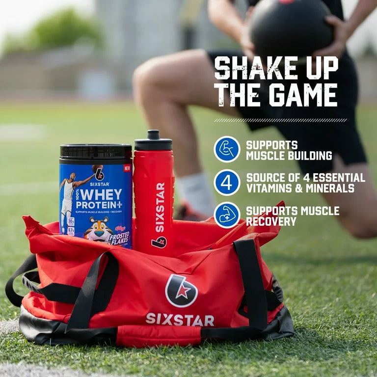 Six Star Elite Series 100% Whey Protein Plus | 30g Protein, 6.7g Kellogg's Frosted Flakes ~ 1.8lbs/821g; Exp May/2026