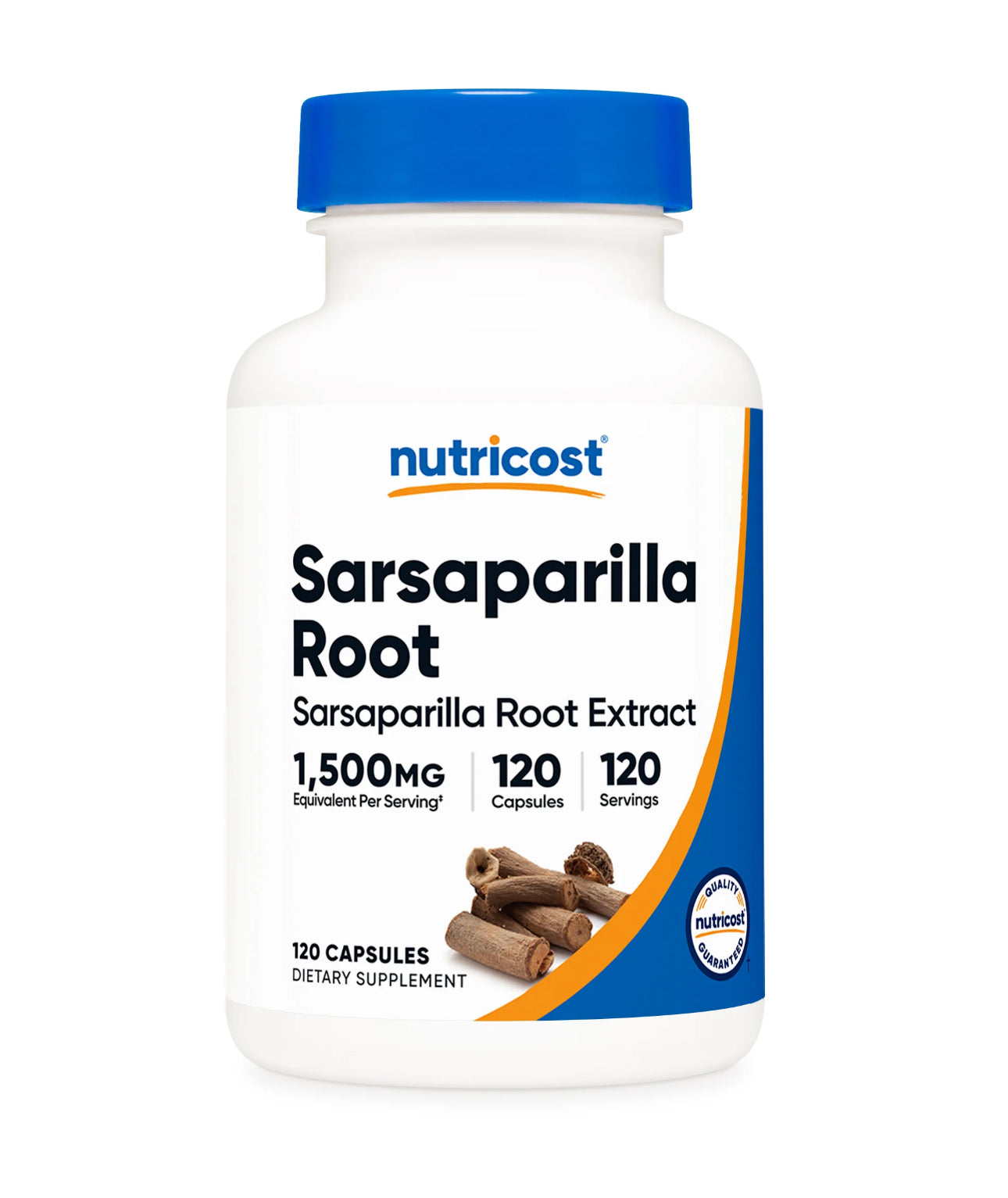 Nutricost Sarsaparilla Root Extract 1500mg | Blood Purifier | Promotes Respiratory, Kidney & Urinary Tract Health | 120 Capsules; Exp 05/2028