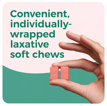 Dulcolax Kids Saline Laxative Soft Chews | Magnesium Hydroxide 1200 mg | Softens Stool | Gentle Constipation Relief for Kids Aged 4 Years & Above | Stimulant-Free Laxatives | Watermelon Flavor~15 Soft Chews; Exp 08/2026