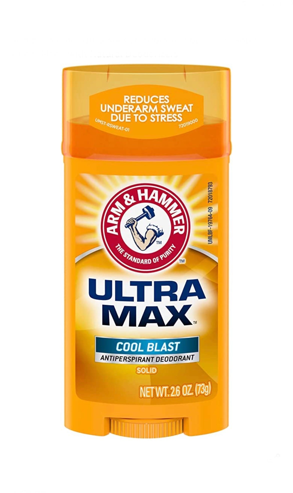 Arm & Hammer Ultra MAX Deodorant - Cool Blast | Solid Stick | 2.6oz 73g Exp 11/2024 - Ome's Beauty Mart