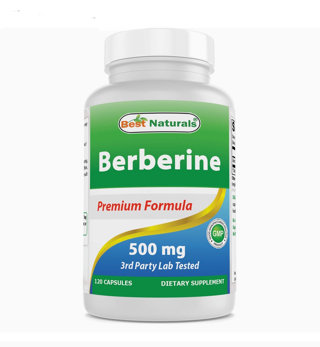 Best Naturals Berberine HCl 500mg | For Healthy Glucose Metabolism | Supports Immune, Cardiovascular & Gastrointestinal Function | 120 Capsules Exp: 11/2026 - Ome's Beauty Mart