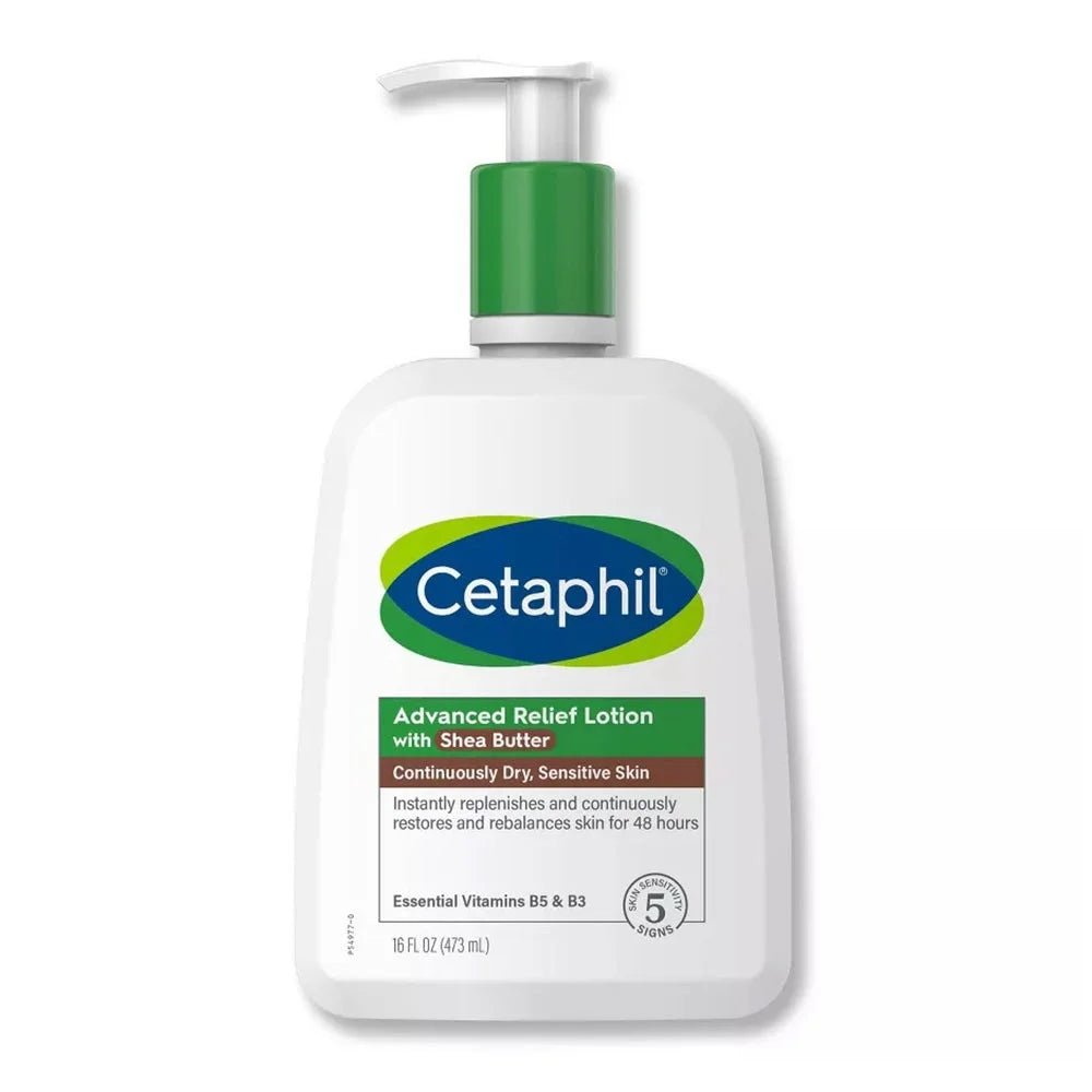 Cetaphil Advanced Relief Lotion with Shea Butter, 16oz/473ml - Ome's Beauty Mart