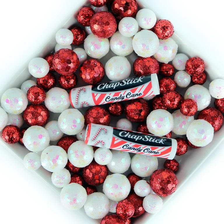 ChapStick Candy Cane Peppermint Lip Balm Tubes - 0.15 Oz (Pack of 3) - Ome's Beauty Mart