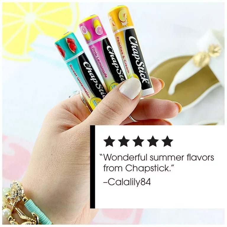 ChapStick I Love Summer Collection Lip Balm | Variety Pack | 0.15 Oz, 3 Pack - Ome's Beauty Mart