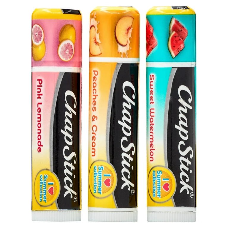 ChapStick I Love Summer Collection Lip Balm | Variety Pack | 0.15 Oz, 3 Pack - Ome's Beauty Mart