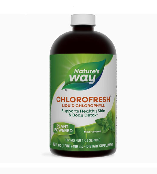 Chlorofresh® Liquid Chlorophyll Supplement | Internal Deodorant |16oz Exp 31/10/2025 - Ome's Beauty Mart