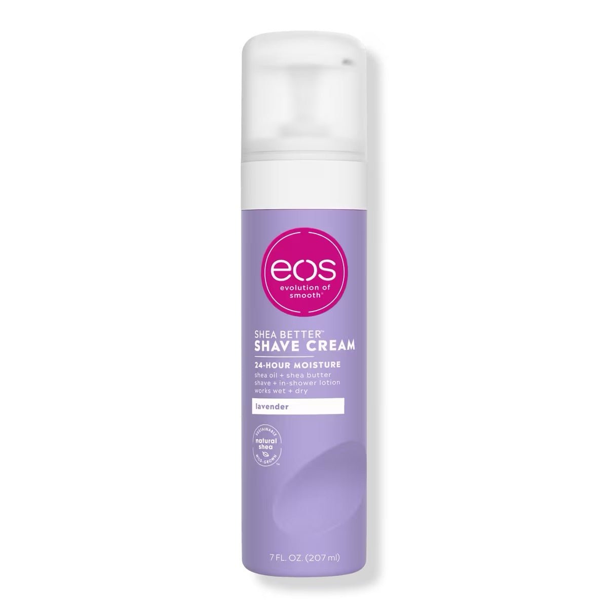 Eos Shea Better 24H Moisture Shave Cream Lavender 7oz/207ml - Ome's Beauty Mart