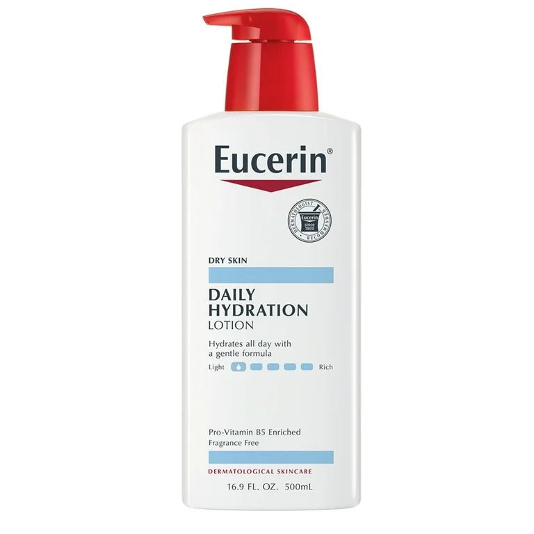 Eucerin Daily Hydration Body Lotion | Formerly known as "Eucerin Daily Replenishing Body Lotion” | 16.9oz./500ml - Ome's Beauty Mart