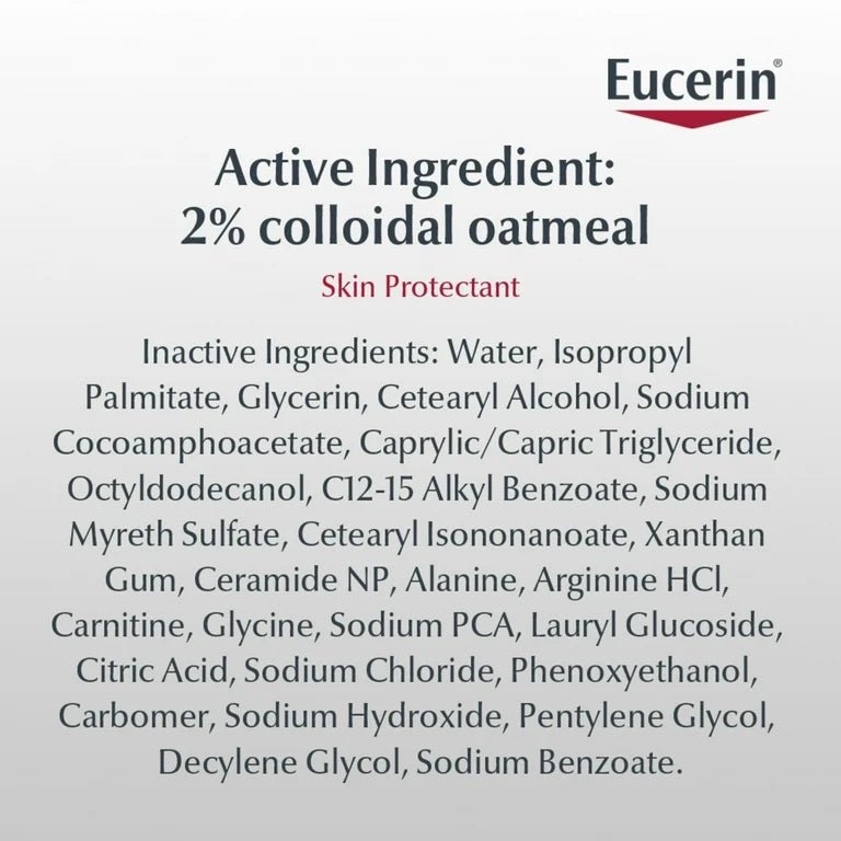 Eucerin Eczema Relief Cream Body Wash, Fragrance Free, 13.5fl.oz/400ml - Ome's Beauty Mart