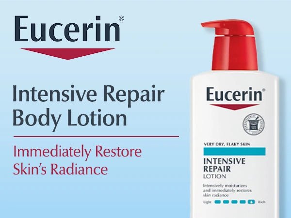 Eucerin Intensive Repair Very Dry Skin Lotion 16.9fl.oz/500ml - Ome's Beauty Mart