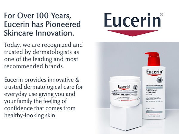 Eucerin Original Healing Rich Cream for Extremely Dry Compromised Skin 16oz/454g (Broken Cap & Seal - See last Picture - Ome's Beauty Mart