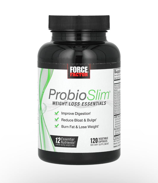 Force Factor ProbioSlim Weight Loss Essentials Probiotics 120 Capsules Exp 11/2026 - Ome's Beauty Mart