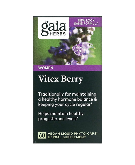 Gaia Herbs Vitex Berry 60 capsules Exp 07/2026 - Ome's Beauty Mart