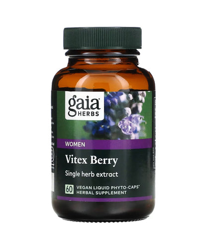 Gaia Herbs Vitex Berry 60 capsules Exp 07/2026 - Ome's Beauty Mart