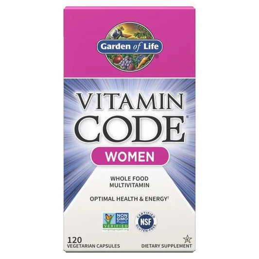 Garden of Life Vitamin Code Women Multivitamin 120 Capsules Exp 09/2025 - Ome's Beauty Mart