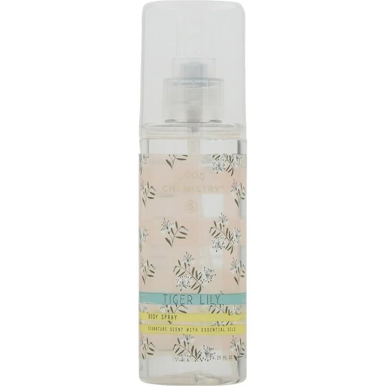 Good Chemistry Tiger Lily Body Mist - Signature Scent with Essential Oils 4.25fl.oz/125ml - Ome's Beauty Mart