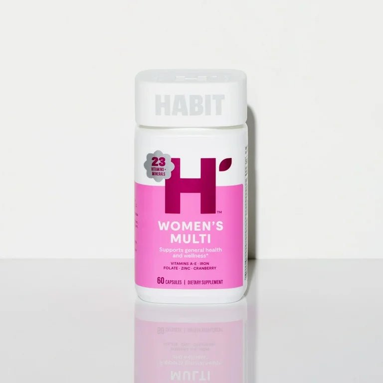 HABIT Women’s Multivitamin | Supports Health & Wellness | Vitamins A - E, Iron, Folate, Zinc | 60 Capsules Exp 06/2026 - Ome's Beauty Mart